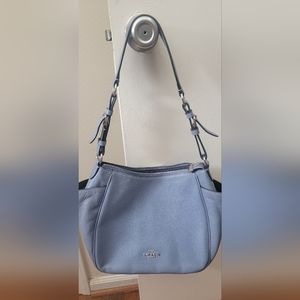 Coach Rori pepple leather shoulder bag